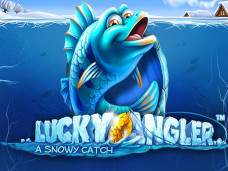 Lucky Angler: A Snowy Catch