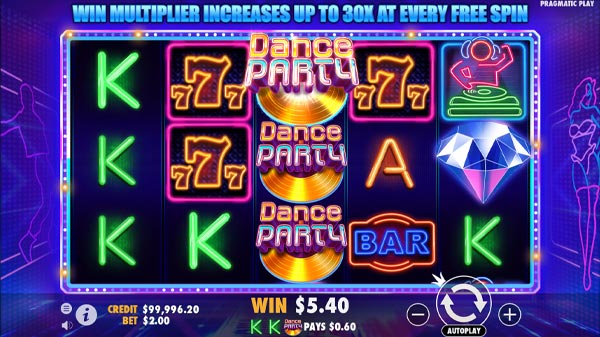 Dance Party Online Slot Machine