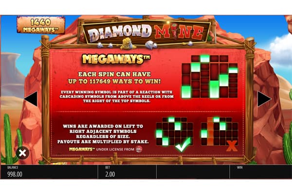 Diamond Mine Megaways Slot Winning Ways