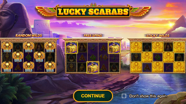 Lucky Scarabs Slot Features