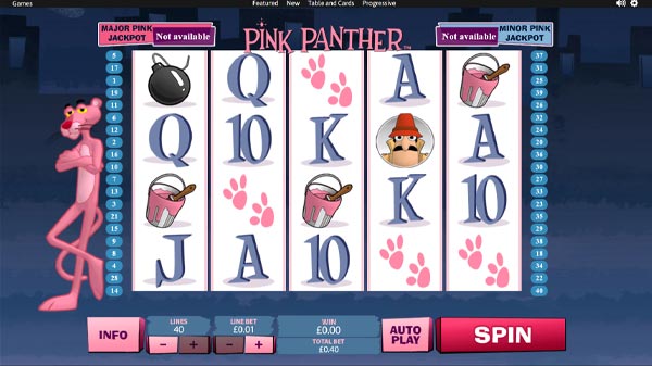 Pink Panther Onlinje Slot