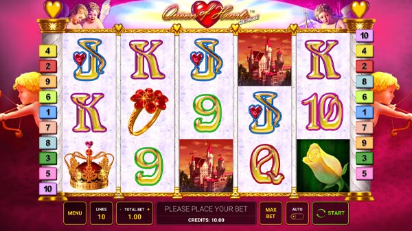 Queen of Hearts Deluxe Slot Machine