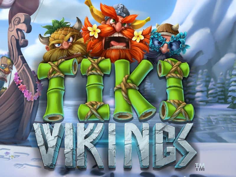 Tiki Vikings Microgaming Slot Logo