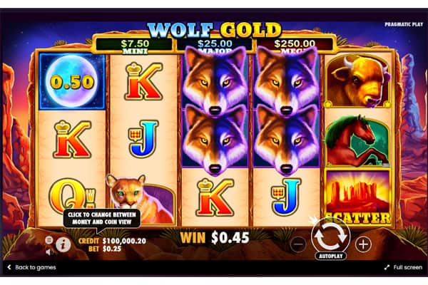 Wolf Gold Slot Free