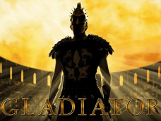 Gladiator slots machine logo