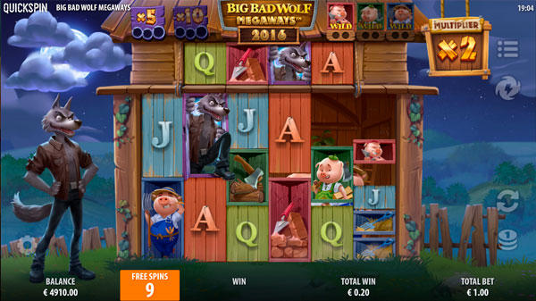 Big Bad Wolf Megaways Slot Bonus Game