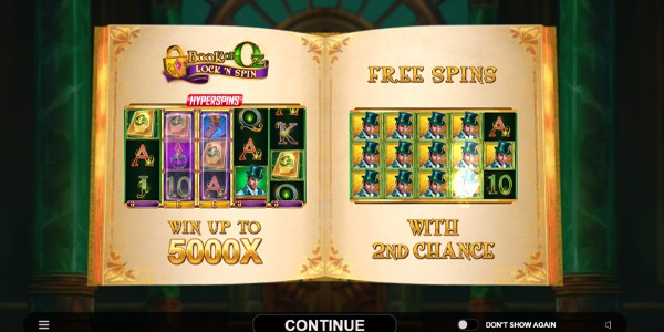 Book of Oz Lock N Spin Slot Game