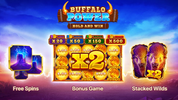 Buffalo Power: Hold and Win Slot Features
