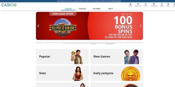 Casigo Online Casino Games Collection
