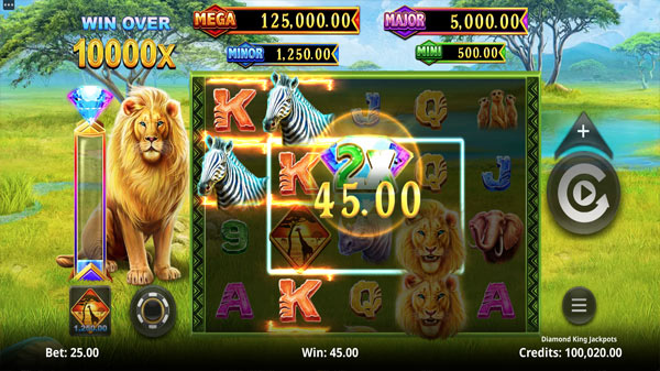 Diamond King Jackpots Slot Online