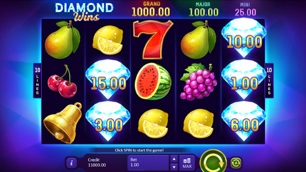 Diamond Wins: Hold and Win Slot Machine