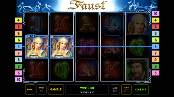 Faust Online Slot Win