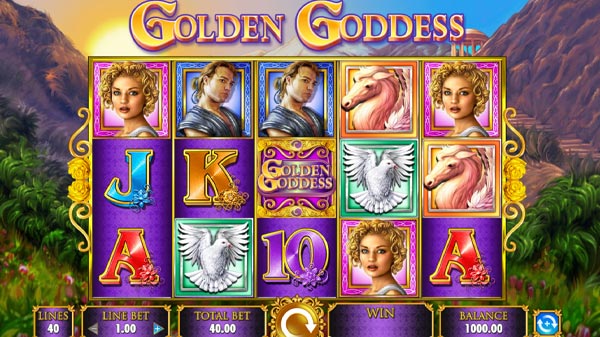 Golden Goddess Slots Reels