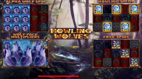 Howling Wolves Slot Features