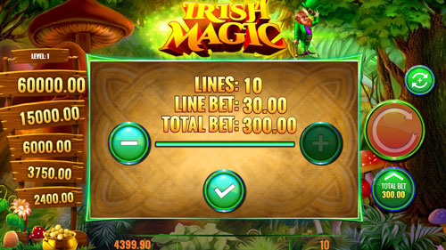 Irish Magic Slot Bets