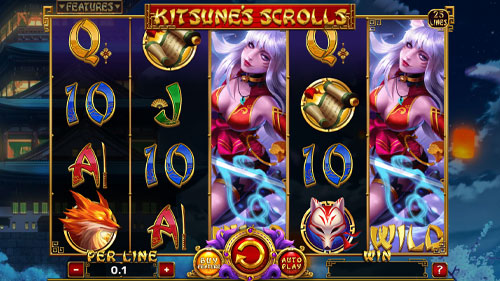 Kitsune's Scrolls Slot Reels