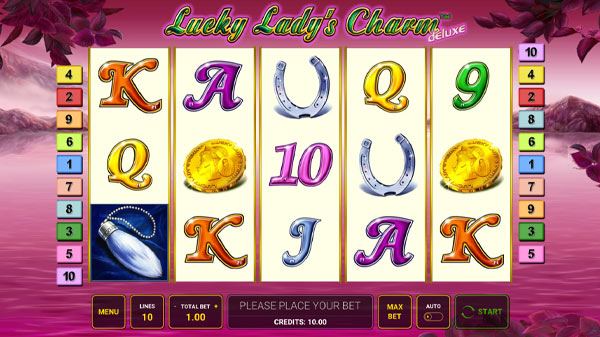 Lucky Lady's Charm Deluxe Slot Reels