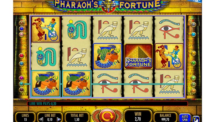 Pharaon Fortune Slot Machine Free Play Logo