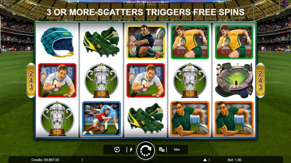 Rugby Star Slot Machine