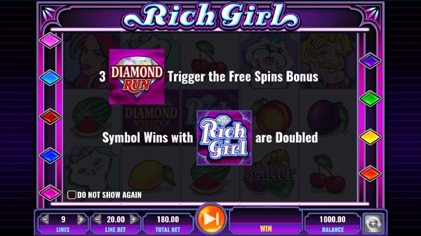 She's A Rich Girl Slot Features