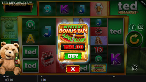 Ted Megaways Slot Bonus Buy