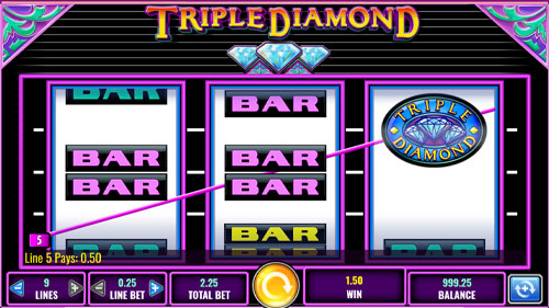 Triple Diamond Slot Machine Online