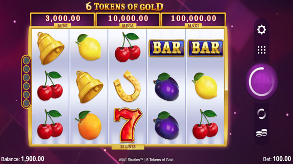 6 Tokens of Gold Slot Online
