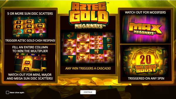 Aztec Gold Megaways Slot Online