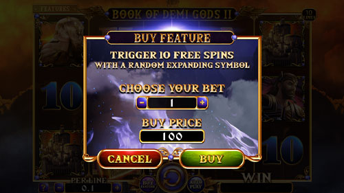 Book of Demi Gods 2 Slot Buy Feature