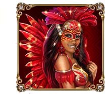 Carnaval Forever Red Dancer Symbol Free Slots