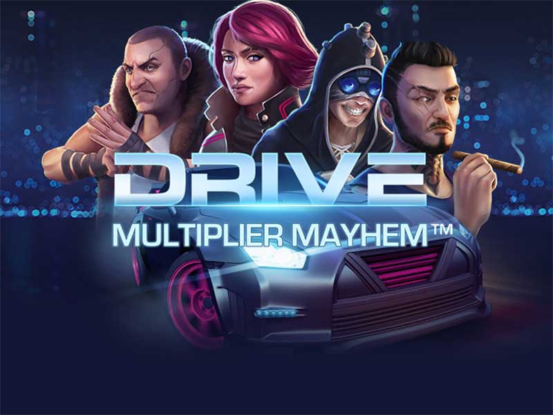 Drive Multiplier Mayhem Netent Slot Featured Image