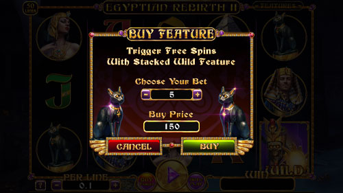 Egyptian Rebirth 2 Slot buy Feature