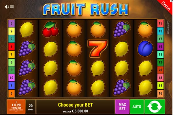 Fruit Rush Slot Machine