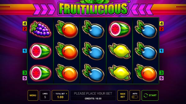 Fruitilicious Slot Online
