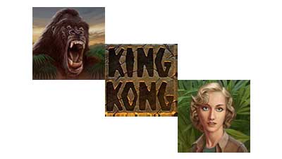 King Kong Island Of Skull Mountain Slots Symbols