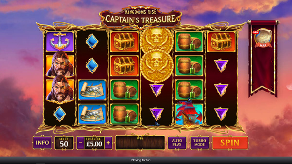 Kingdoms Rise Captains Treasure Slot Online