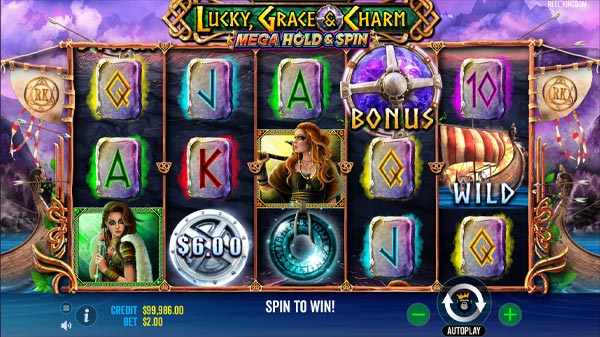Lucky, Grace And Charm Slot Table