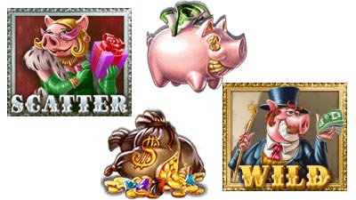 Piggy Riches Slots Bonus Symbols