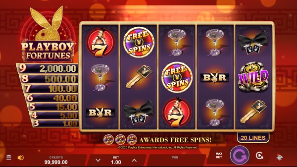 Playboy Fortunes Slot Machine