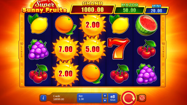 Sunny Fruits: Hold and Win Slot Online