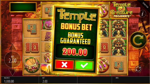 Temple of Treasure Megaways Slot Bonus Buy