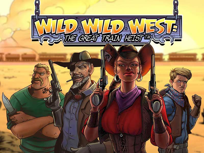 Wild Wild West The Great Train Heist Slot Featured Image