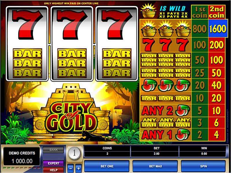 City of Gold Slot Machine