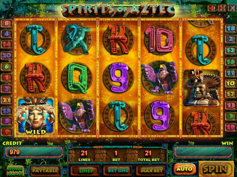 Spirits Of Aztec Slot Machine