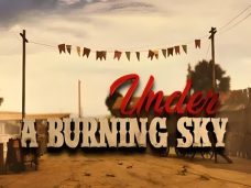 Under a burning sky