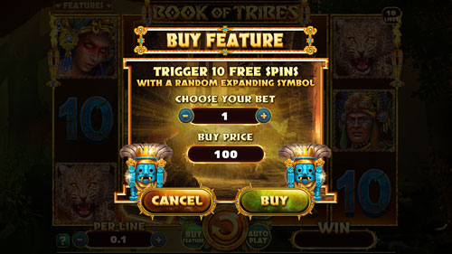 Book of Tribes Slot Buy Feature