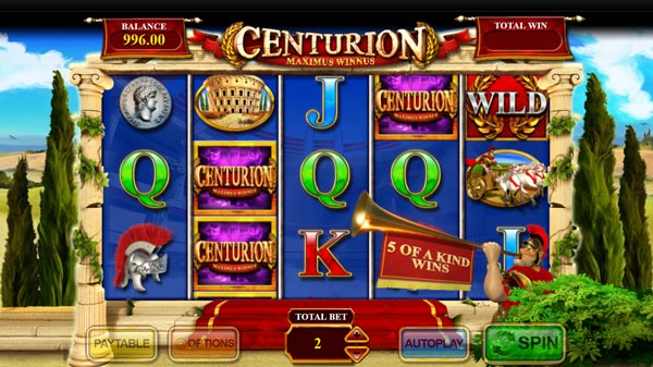 Centurion Slot Five of a Kind
