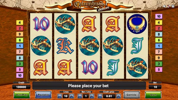columbus deluxe slot machines online free no download