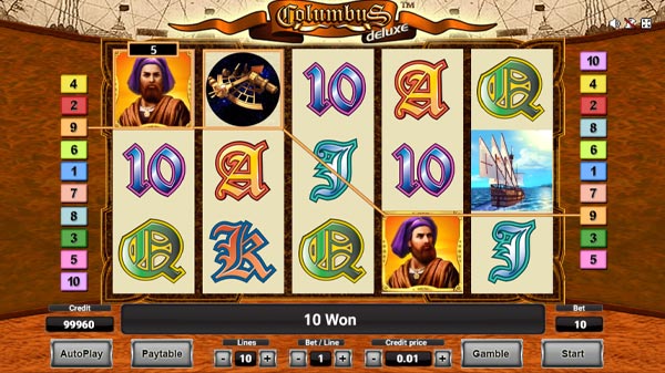 columbus deluxe slot machines online free no download
