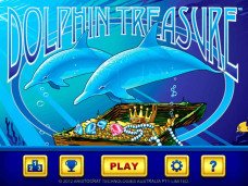Dolphin Treasure Video Slot Logo